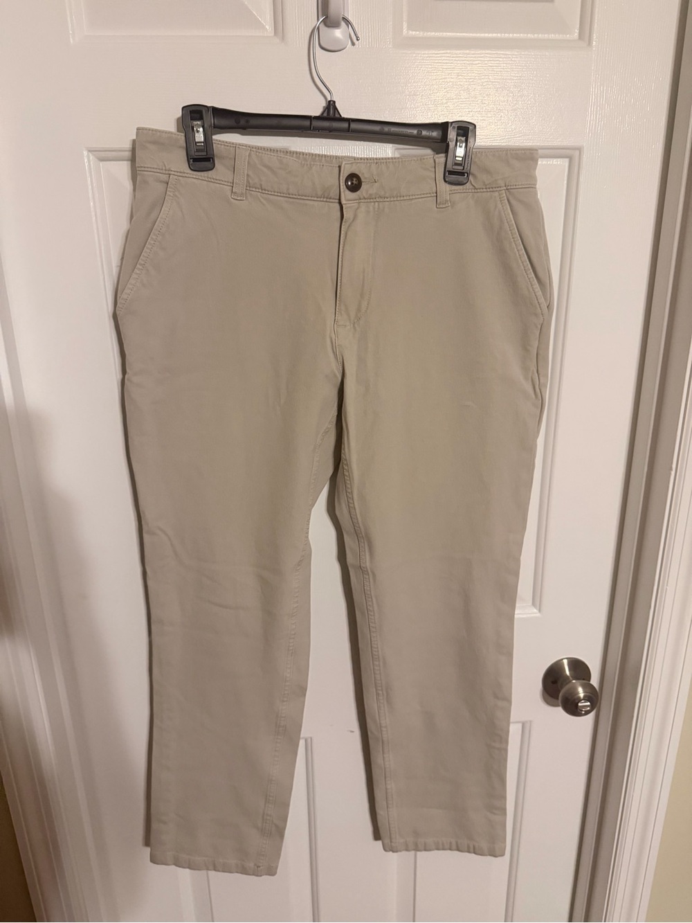 Mugsy “Teddy” Slim Straight Khaki Chinos - Neutral Tan